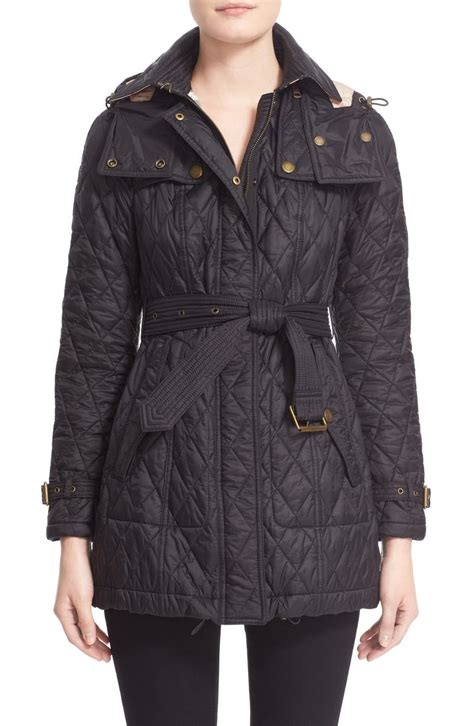 burberry quilted jacket outlet sale|Burberry finsbridge belted quilted jacket.